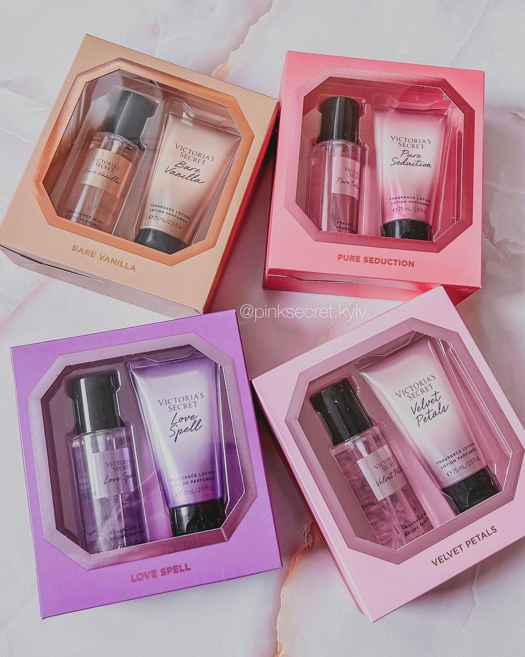 Duo brume et crème corporelle victoria secret