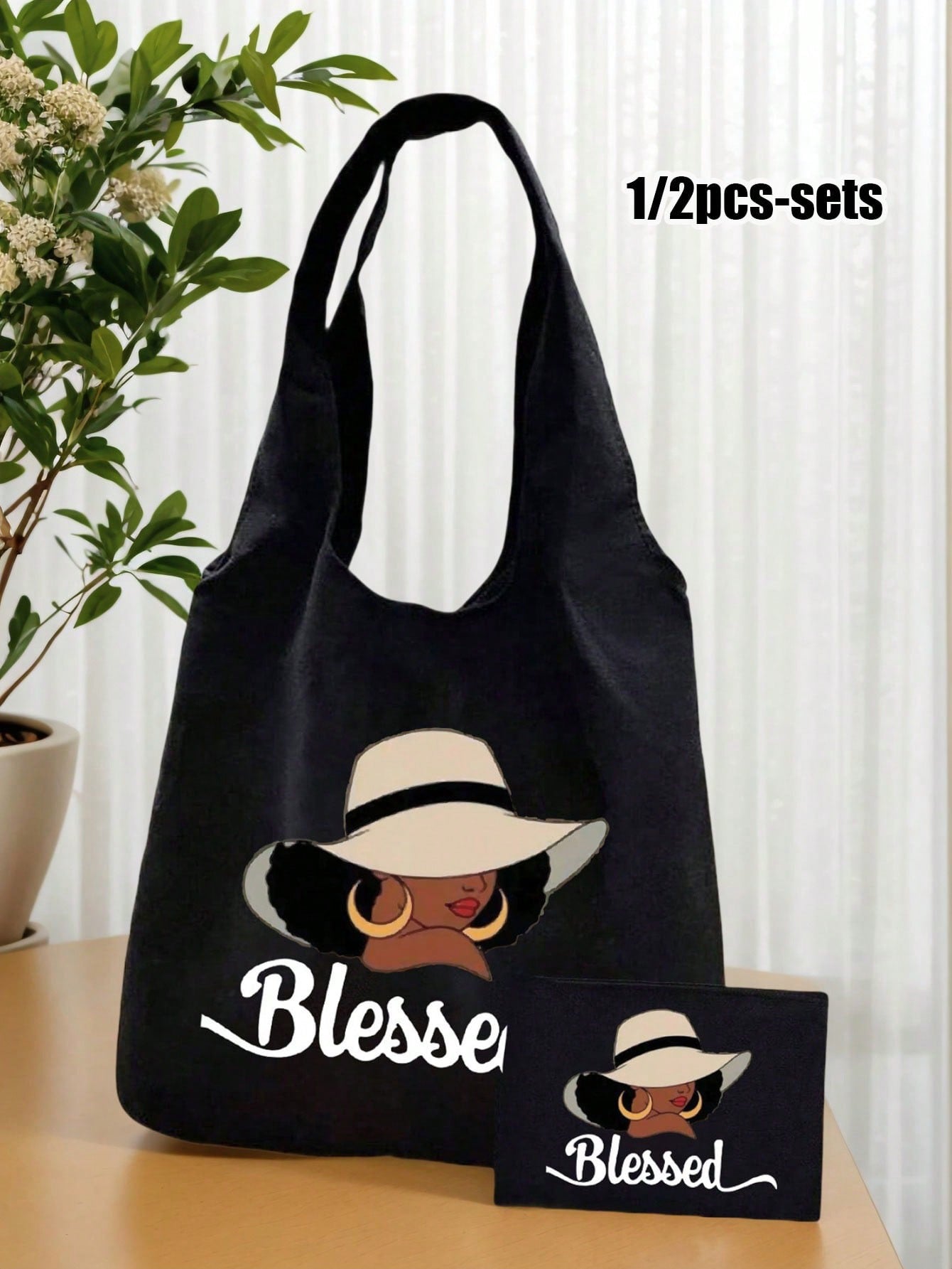 Sac bandoulière + trousse blessed