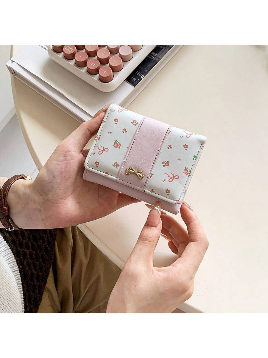 Mini porte monnaie avec noeud