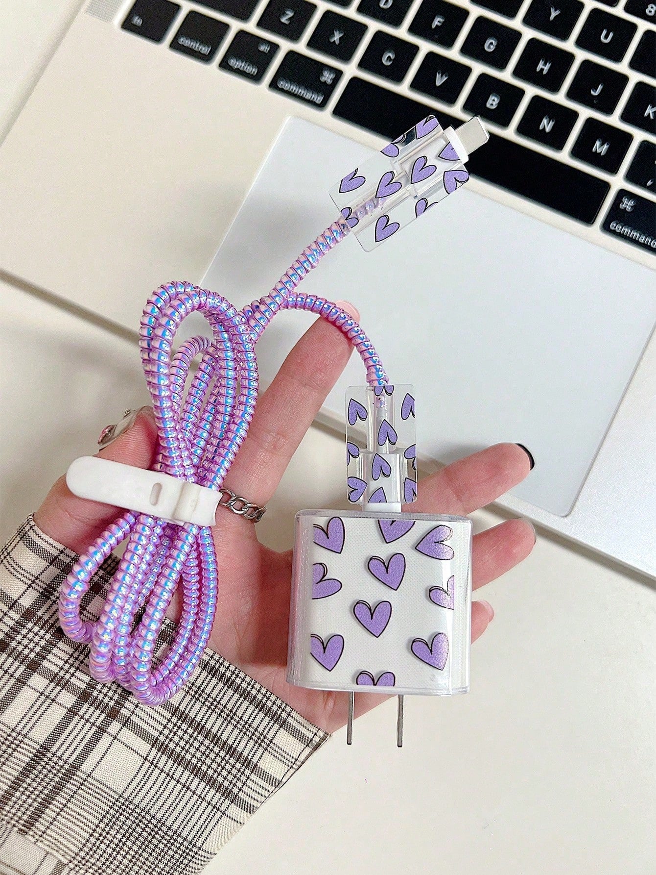 Protège chargeur pour iphone 5pcs