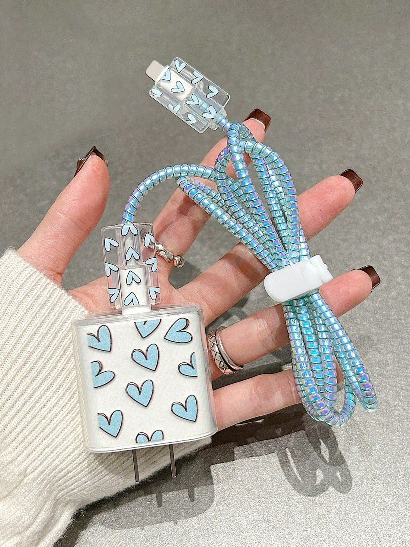 Protège chargeur pour iphone 5pcs