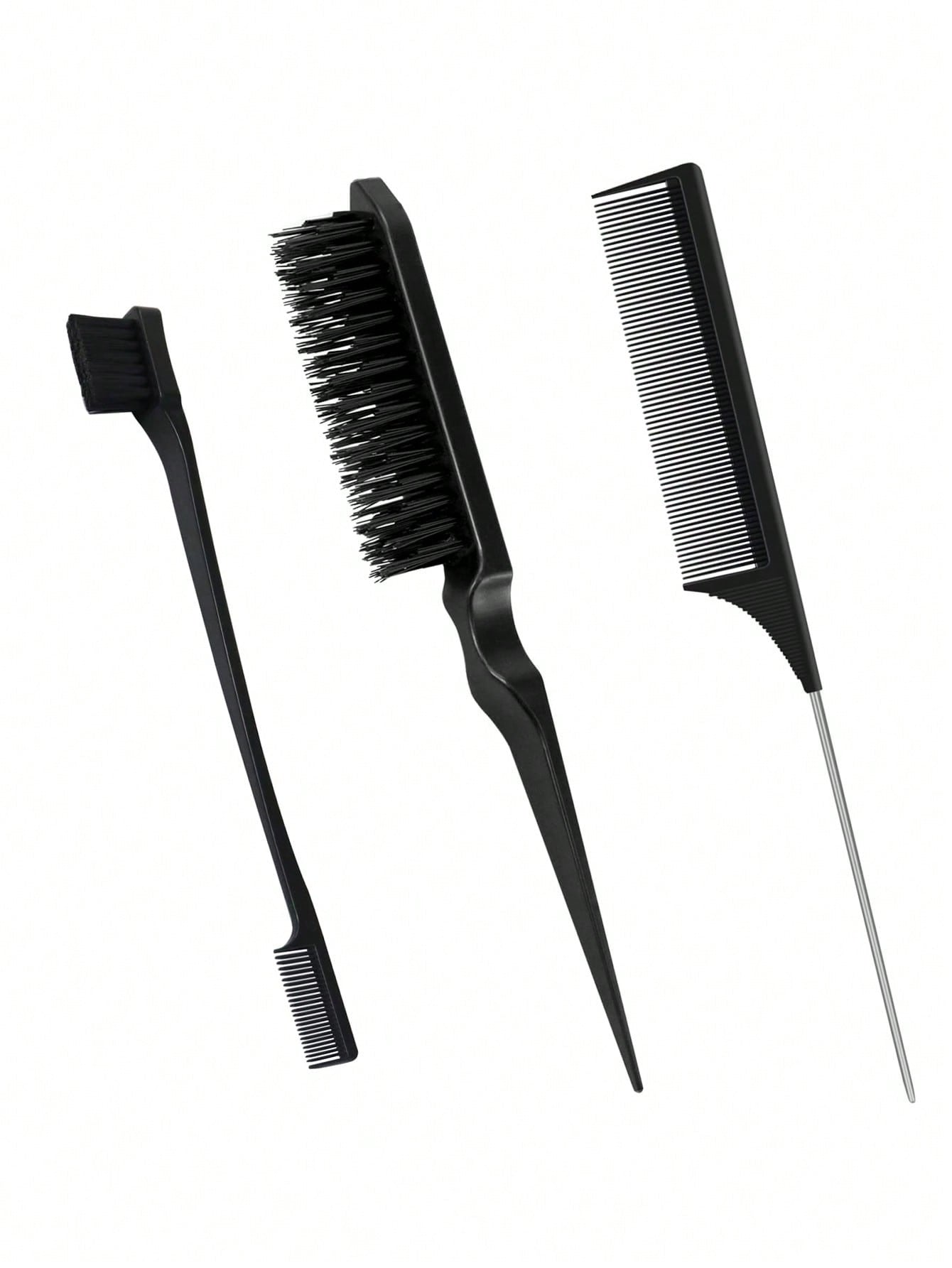 Ensemble de 3pcs de brosse et peigne pour cheveux
