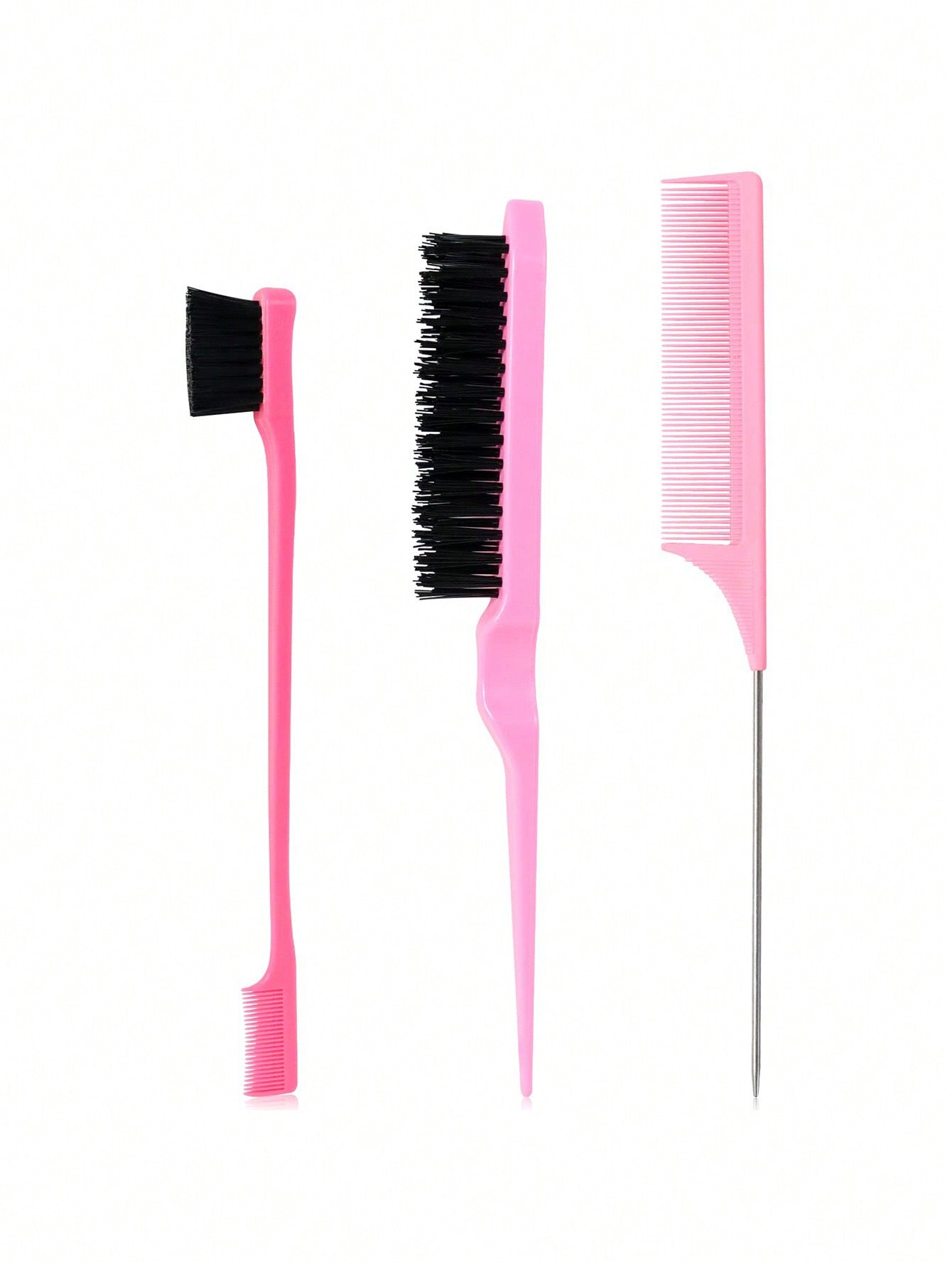 Ensemble de 3pcs de brosse et peigne pour cheveux