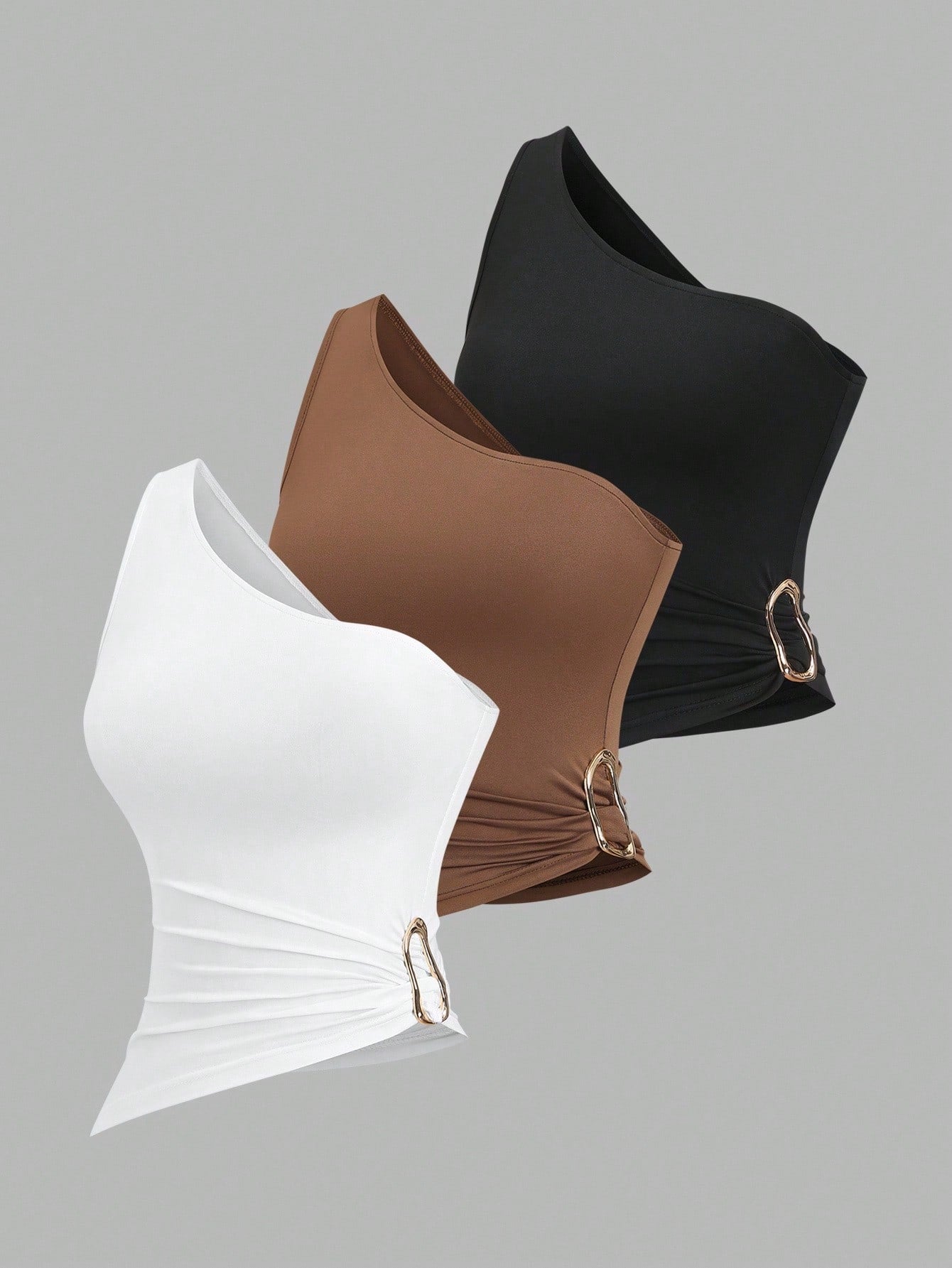 Lot de 3 top une manche