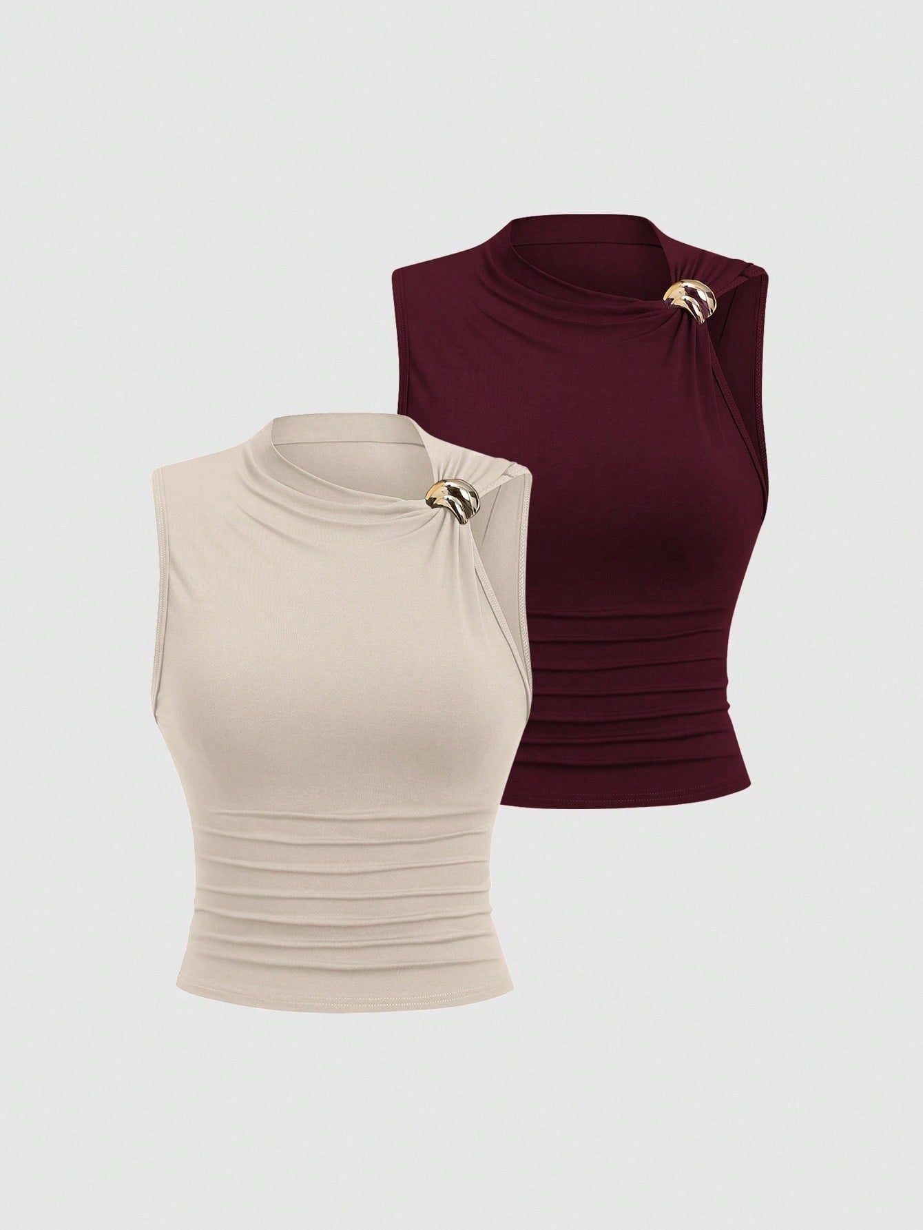 Lot de 2 hauts sans manches