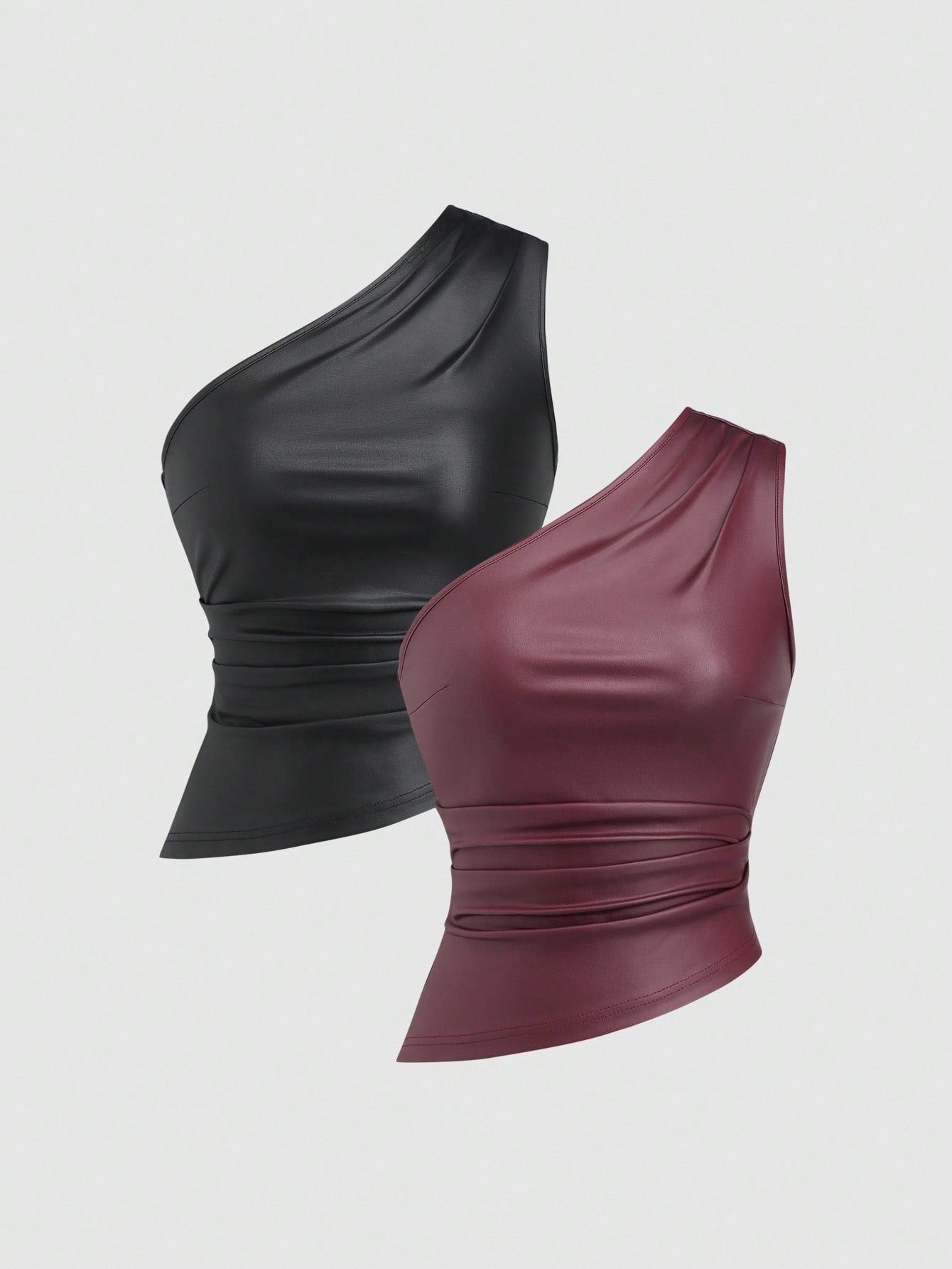 Hauts 2 pcs slim fit une manche