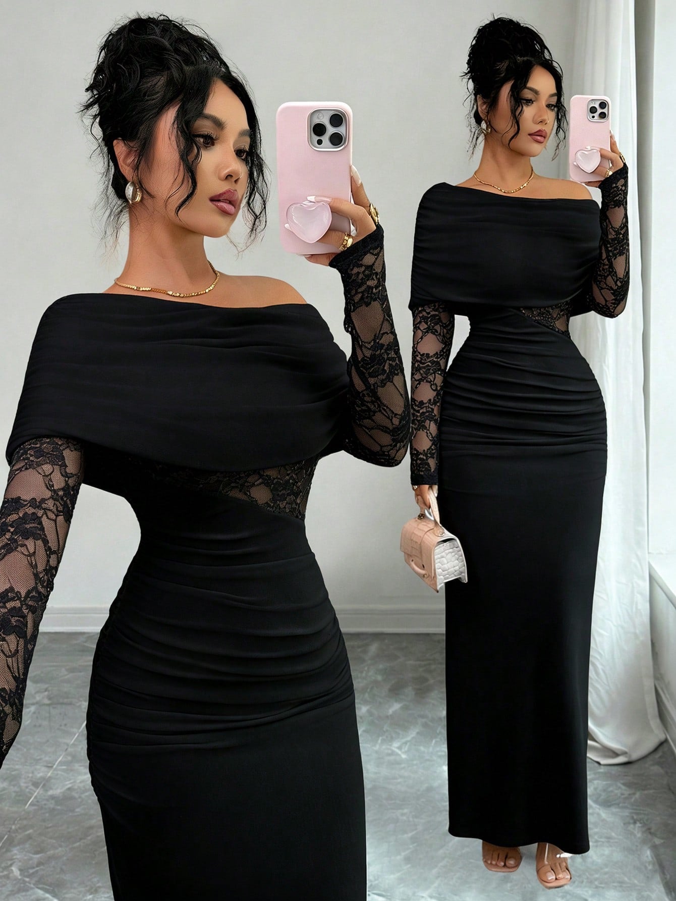 Robe blanche sexy et élégante